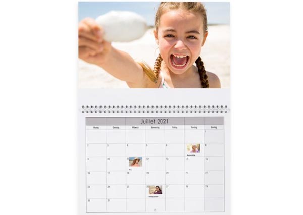 Calendrier Photo Mural Double Page A3